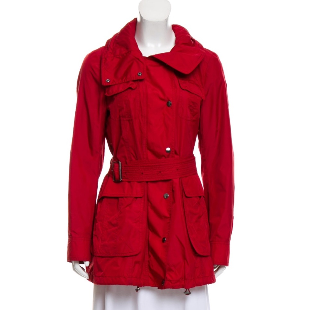 Burberry hooded rain jacket